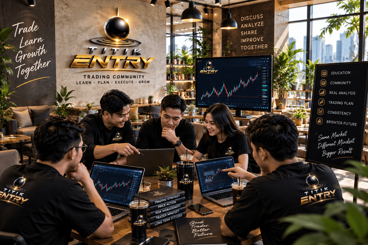 Didampingi Tim Trader Profesional Berpengalaman